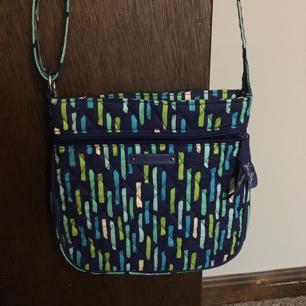 Vera Bradley Petite Double Zip Hipster Crossbody.